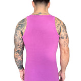 Trown - Pink Tank Top for Men - Sarman Fashion - Wholesale Clothing Fashion Brand for Men from Canada