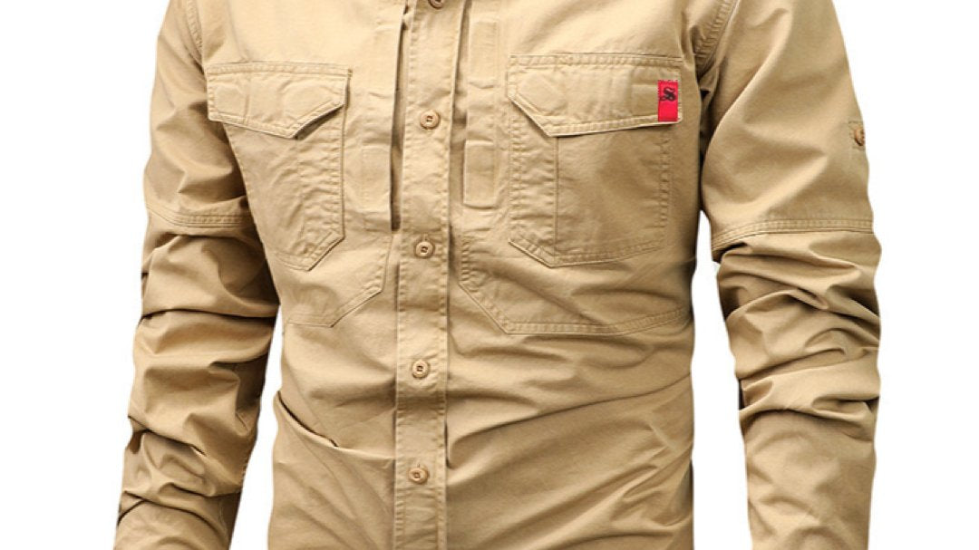 Tuajol - Long Sleeves Shirt for Men - Sarman Fashion - Wholesale Clothing Fashion Brand for Men from Canada