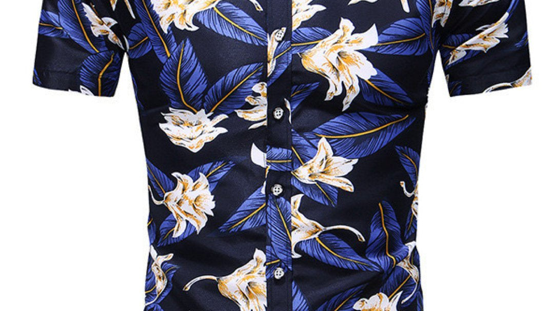 Tulpini - Short Sleeves Shirt for Men - Sarman Fashion - Wholesale Clothing Fashion Brand for Men from Canada