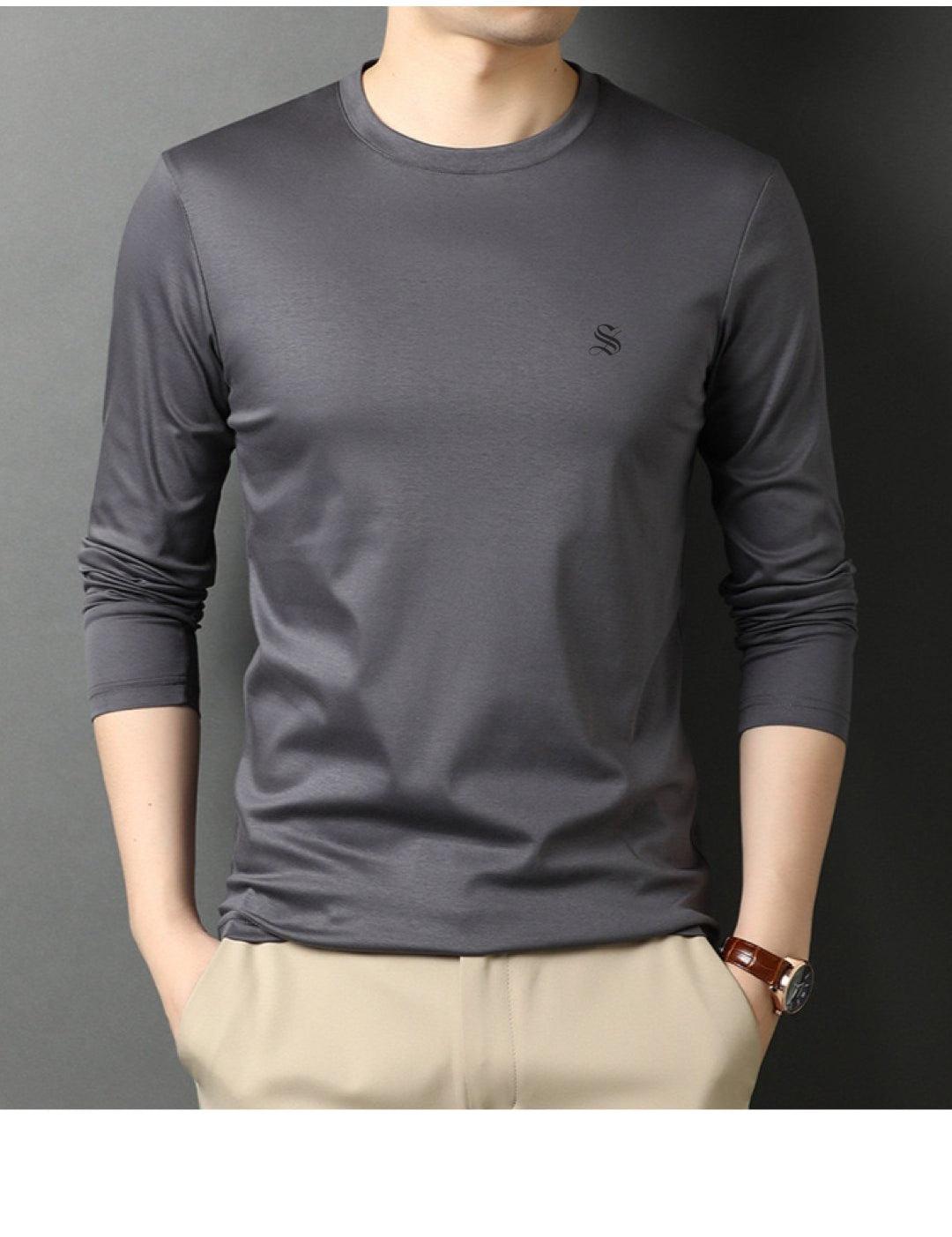 Uberiza - Long Sleeve Shirt for Men - Sarman Fashion - Wholesale Clothing Fashion Brand for Men from Canada