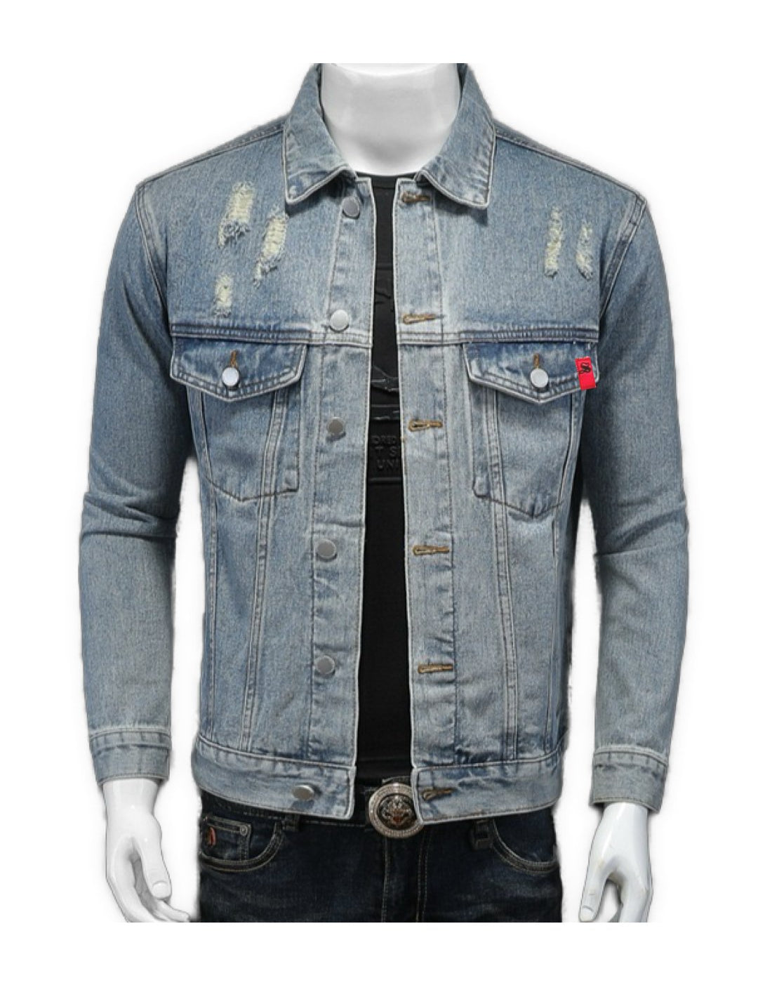 Umbrelota 2 - Long Sleeve Jeans Jacket for Men - Sarman Fashion - Wholesale Clothing Fashion Brand for Men from Canada
