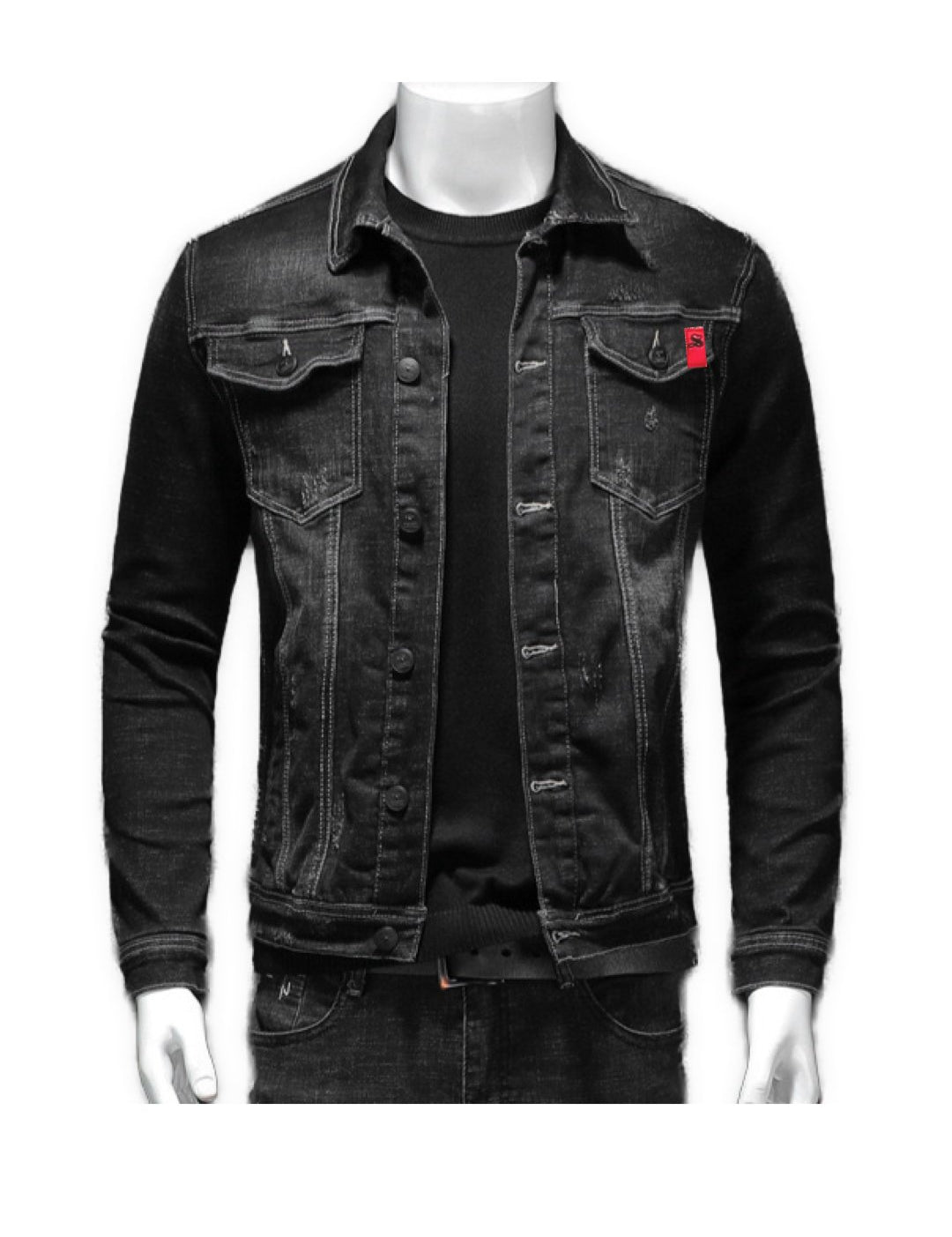 Umbrelota 3 - Long Sleeve Jeans Jacket for Men - Sarman Fashion - Wholesale Clothing Fashion Brand for Men from Canada