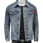 Umbrelota - Long Sleeve Jeans Jacket for Men - Sarman Fashion - Wholesale Clothing Fashion Brand for Men from Canada