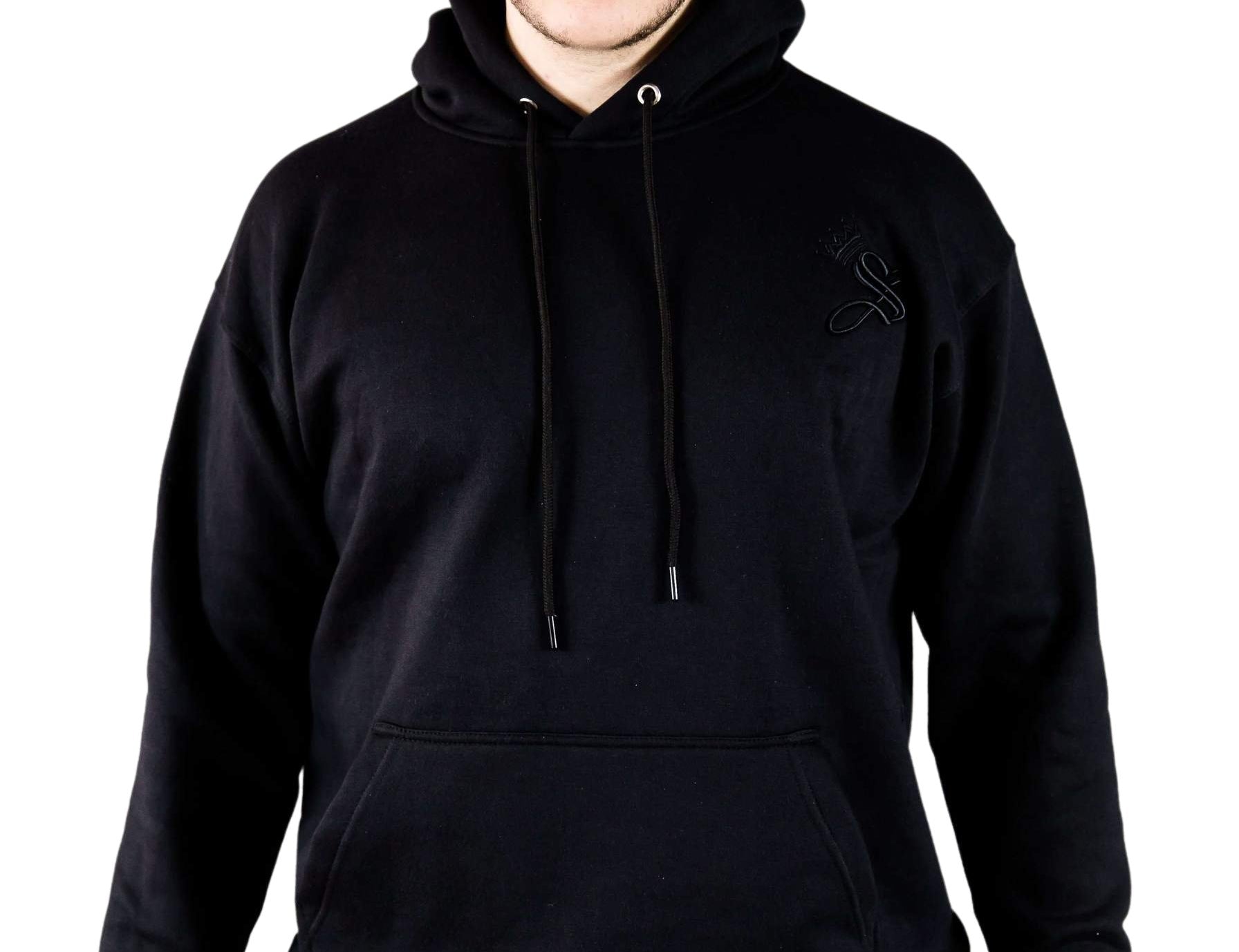 Untouchable - Black Hoodie for Men - Sarman Fashion - Wholesale Clothing Fashion Brand for Men from Canada