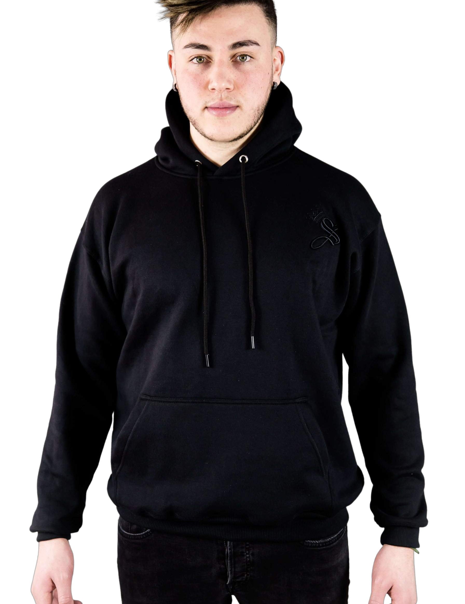 Untouchable - Black Hoodie for Men - Sarman Fashion - Wholesale Clothing Fashion Brand for Men from Canada