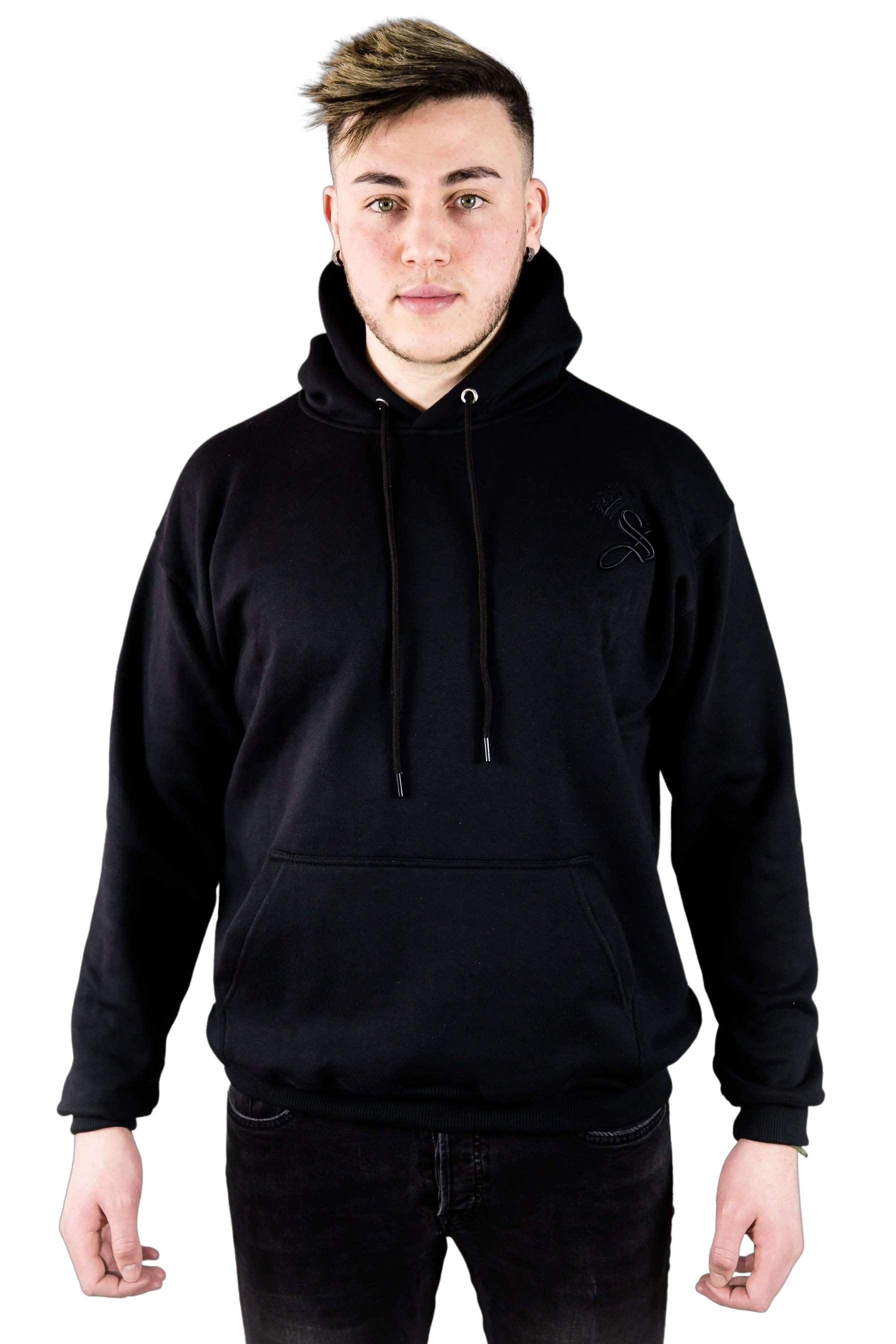 Untouchable - Black Hoodie for Men - Sarman Fashion - Wholesale Clothing Fashion Brand for Men from Canada
