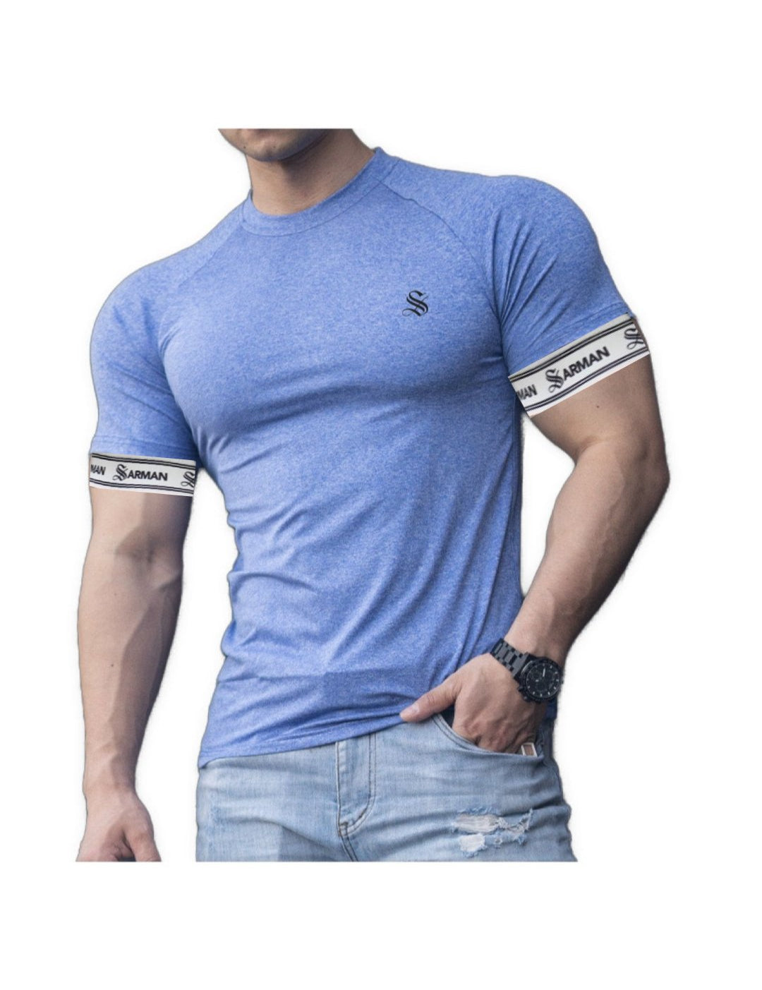 Upgrade Crupil - T-Shirt with Straps for Men - Sarman Fashion - Wholesale Clothing Fashion Brand for Men from Canada
