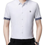 Upgrade Edurto 2 - Short Sleeves Shirt with Straps for Men - Sarman Fashion - Wholesale Clothing Fashion Brand for Men from Canada