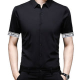 Upgrade Edurto - Short Sleeves Shirt with Straps for Men - Sarman Fashion - Wholesale Clothing Fashion Brand for Men from Canada