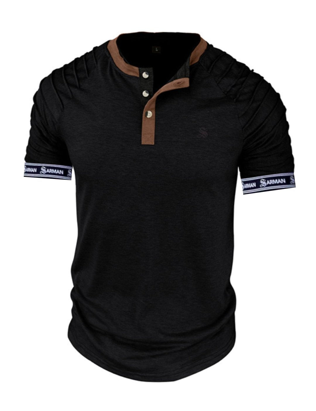 Upgrade Waves 2 - T-Shirt with Straps for Men - Sarman Fashion - Wholesale Clothing Fashion Brand for Men from Canada