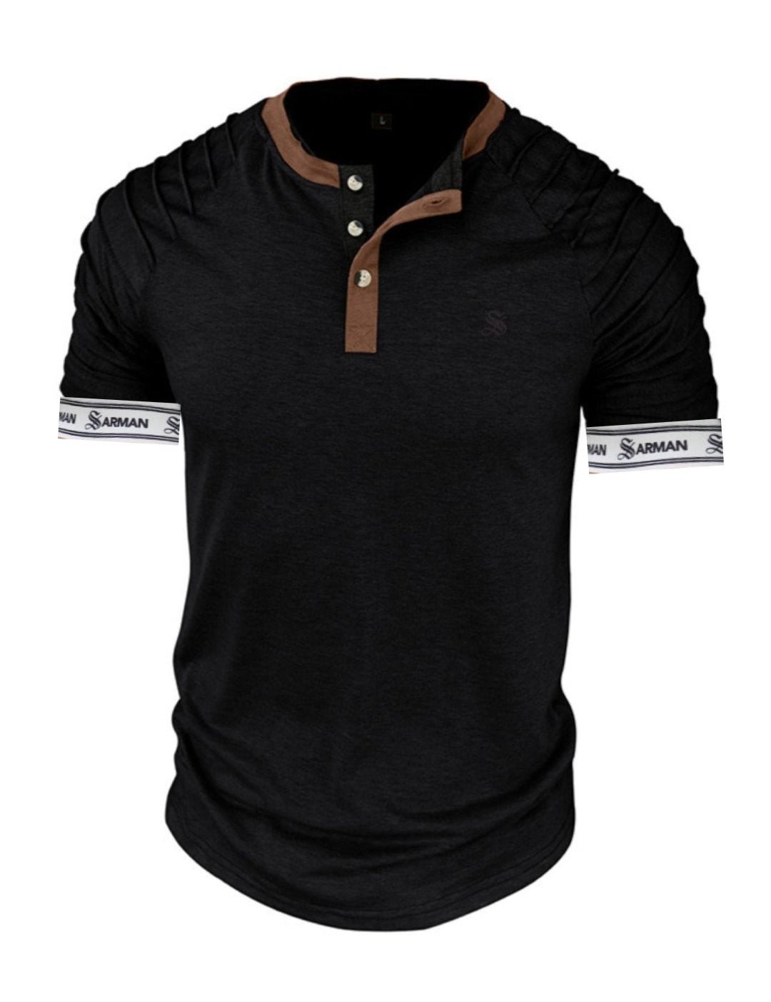 Upgrade Waves 2 - T-Shirt with Straps for Men - Sarman Fashion - Wholesale Clothing Fashion Brand for Men from Canada