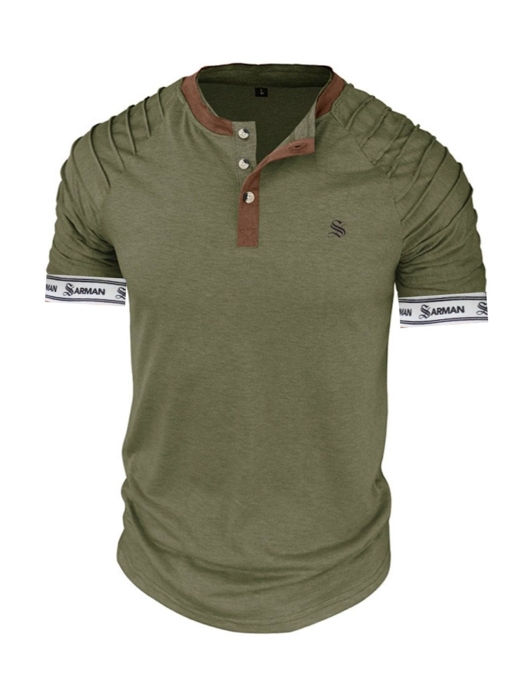 Upgrade Waves - T-Shirt with Straps for Men - Sarman Fashion - Wholesale Clothing Fashion Brand for Men from Canada
