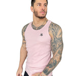 Uriel - Light Pink Tank Top for Men - Sarman Fashion - Wholesale Clothing Fashion Brand for Men from Canada