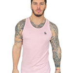 Uriel - Light Pink Tank Top for Men - Sarman Fashion - Wholesale Clothing Fashion Brand for Men from Canada