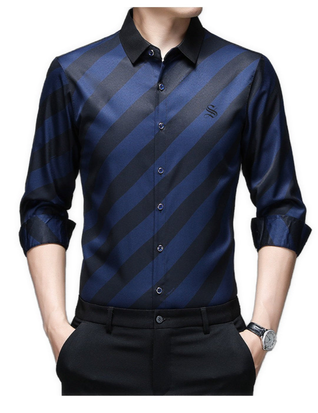 VaGabgu - Long Sleeves Shirt for Men - Sarman Fashion - Wholesale Clothing Fashion Brand for Men from Canada