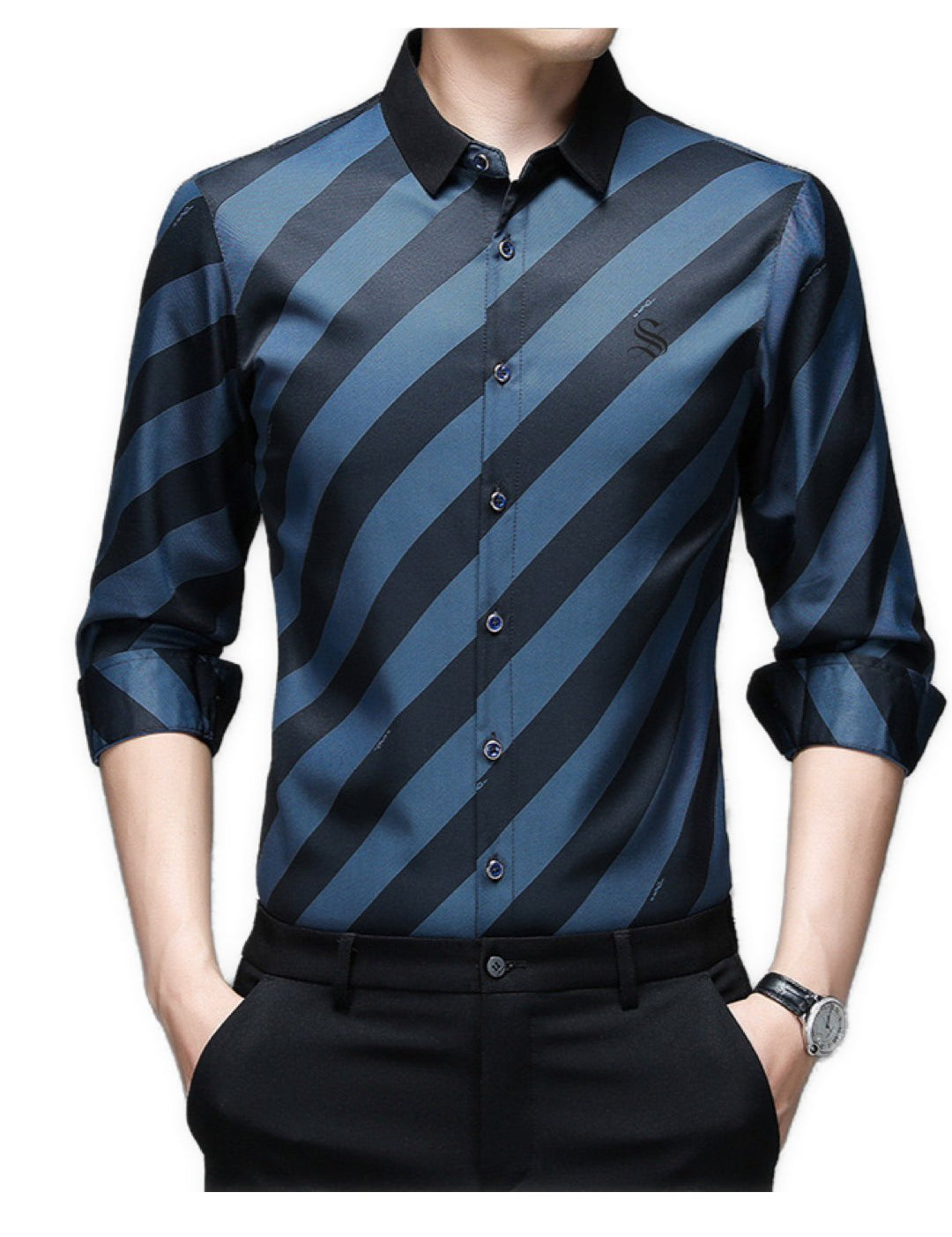 VaGabgu - Long Sleeves Shirt for Men - Sarman Fashion - Wholesale Clothing Fashion Brand for Men from Canada