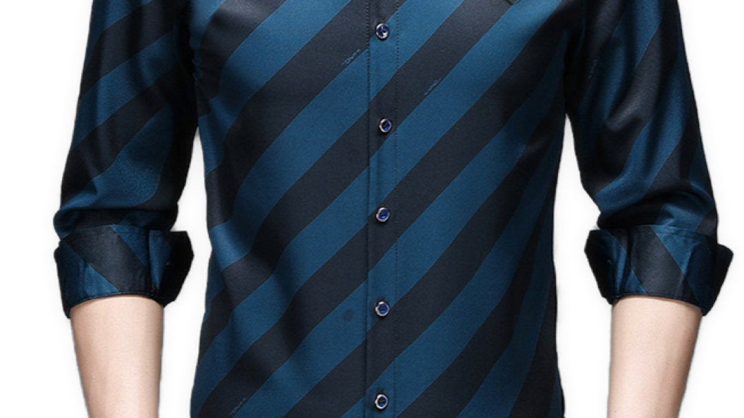 VaGabgu - Long Sleeves Shirt for Men - Sarman Fashion - Wholesale Clothing Fashion Brand for Men from Canada