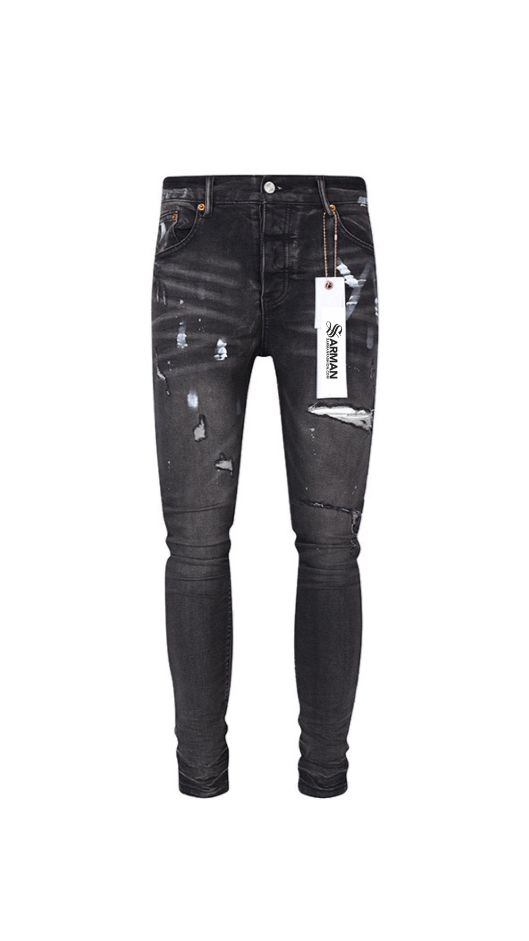 Vazduva - Skinny Legs Denim Jeans for Men - Sarman Fashion - Wholesale Clothing Fashion Brand for Men from Canada