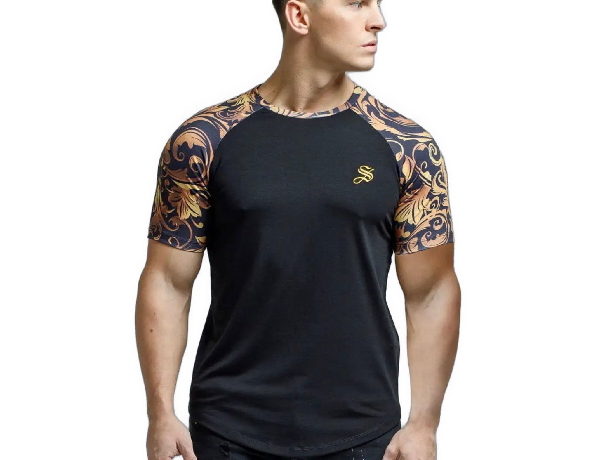 Venus - Black T-Shirt for Men (PRE-ORDER DISPATCH DATE 25 September 2024) - Sarman Fashion - Wholesale Clothing Fashion Brand for Men from Canada