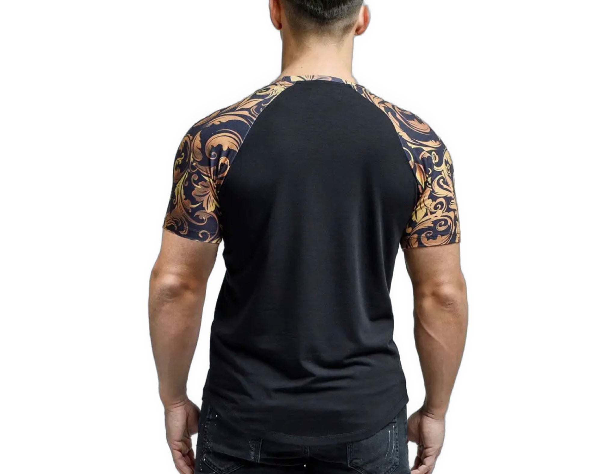 Venus - Black T-Shirt for Men (PRE-ORDER DISPATCH DATE 25 September 2024) - Sarman Fashion - Wholesale Clothing Fashion Brand for Men from Canada