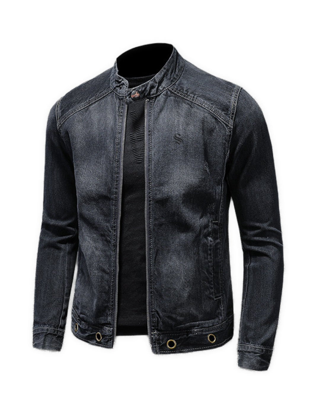 VHUR- Long Sleeve Jeans Jacket for Men - Sarman Fashion - Wholesale Clothing Fashion Brand for Men from Canada