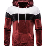 Viula - Velvet Hoodie for Men - Sarman Fashion - Wholesale Clothing Fashion Brand for Men from Canada