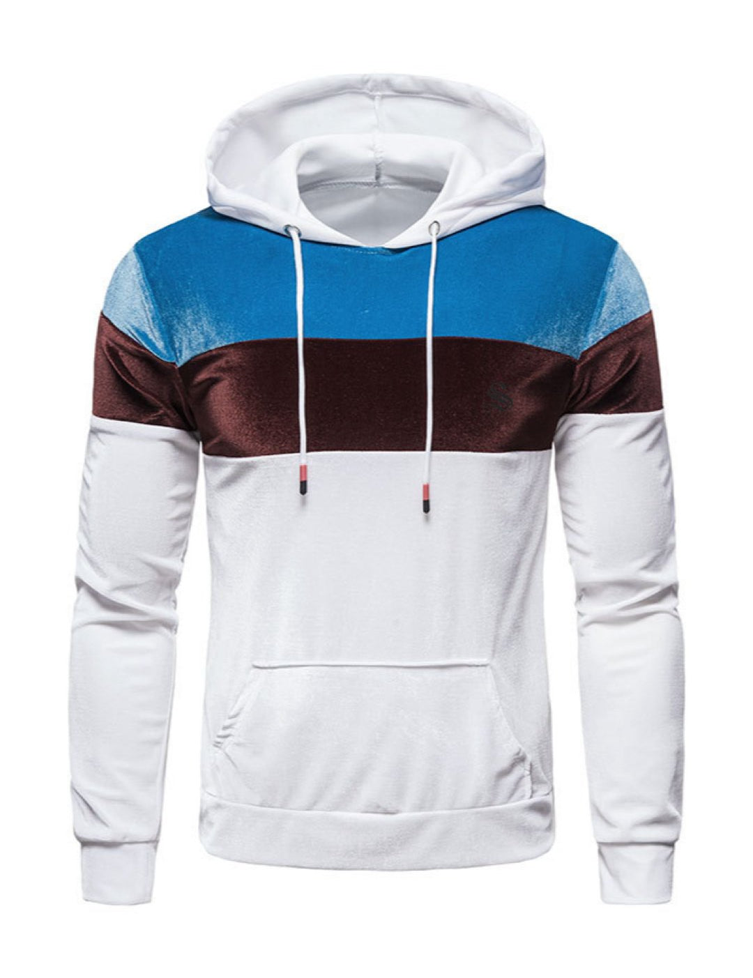 Viula - Velvet Hoodie for Men - Sarman Fashion - Wholesale Clothing Fashion Brand for Men from Canada