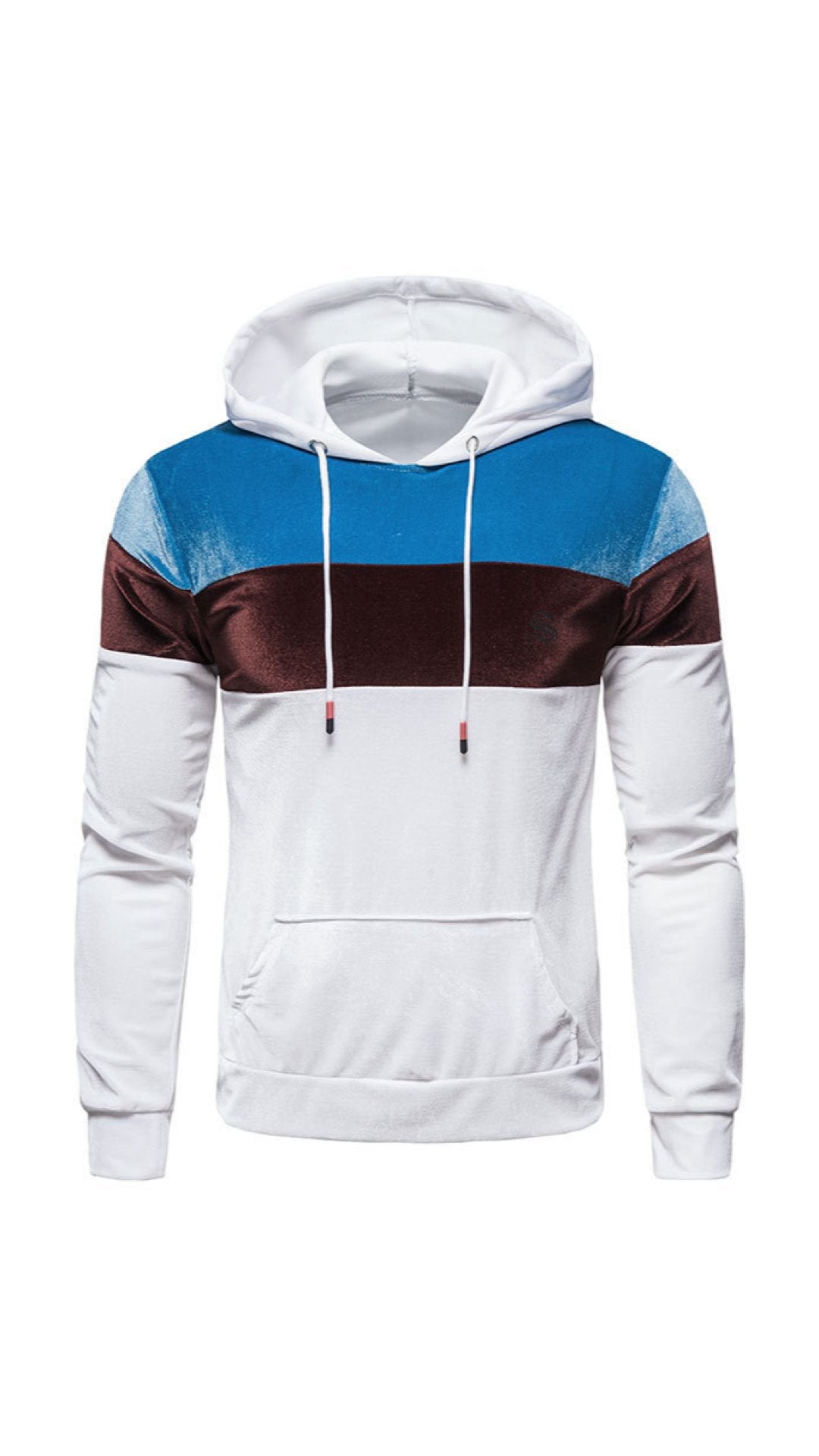 Viula - Velvet Hoodie for Men - Sarman Fashion - Wholesale Clothing Fashion Brand for Men from Canada
