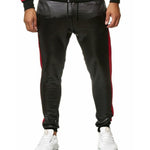 Vkuna 2 - Pu Leather Joggers for Men - Sarman Fashion - Wholesale Clothing Fashion Brand for Men from Canada