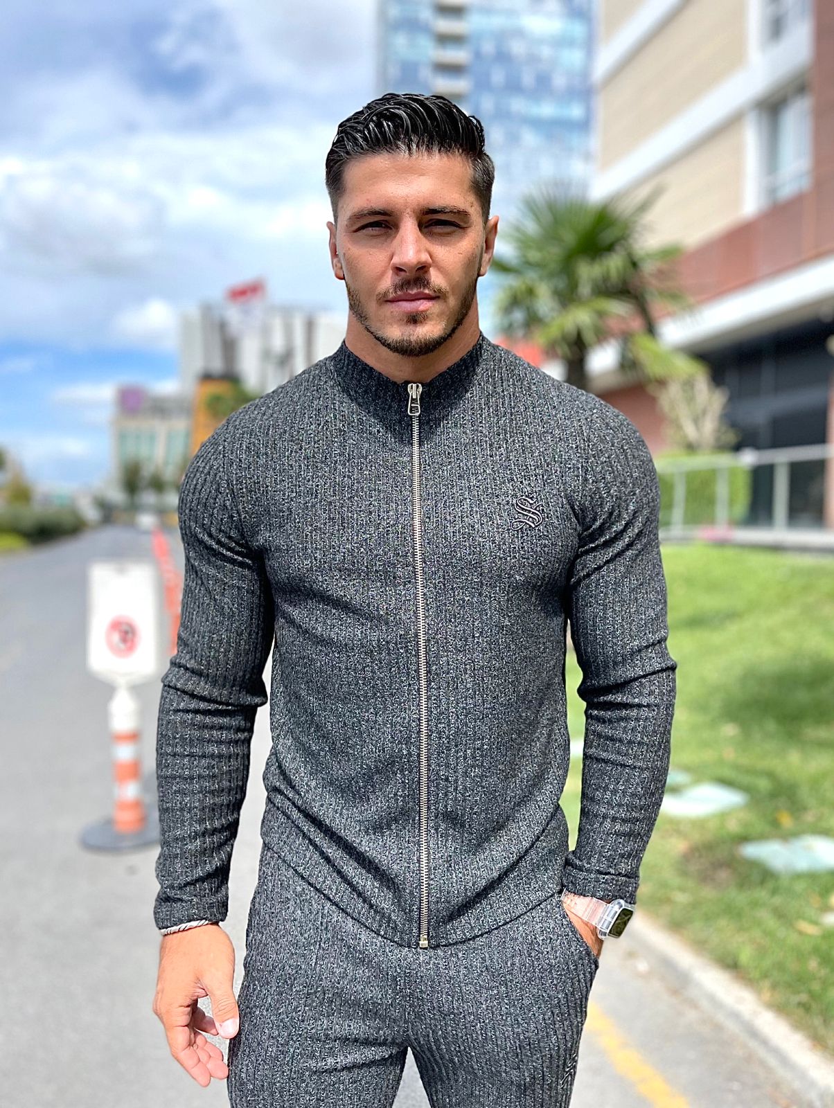 Vlazura - Track Top for Men (PRE-ORDER DISPATCH DATE 1 JULY 2022) - Sarman Fashion - Wholesale Clothing Fashion Brand for Men from Canada