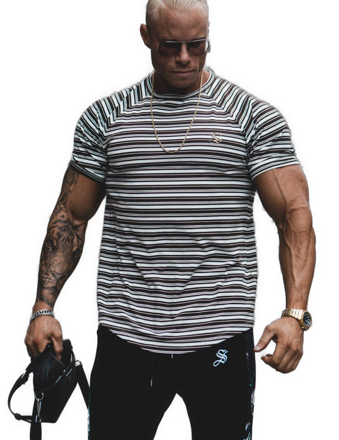 VOG - Brown T-shirt for Men - Sarman Fashion - Wholesale Clothing Fashion Brand for Men from Canada