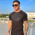 Voltabar - Black T-Shirt for Men (PRE-ORDER DISPATCH DATE 25 DECEMBER 2021) - Sarman Fashion - Wholesale Clothing Fashion Brand for Men from Canada