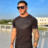 Voltabar - Black T-Shirt for Men (PRE-ORDER DISPATCH DATE 25 DECEMBER 2021) - Sarman Fashion - Wholesale Clothing Fashion Brand for Men from Canada