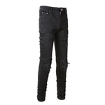 Vortu - Black Jeans for Men - Sarman Fashion - Wholesale Clothing Fashion Brand for Men from Canada