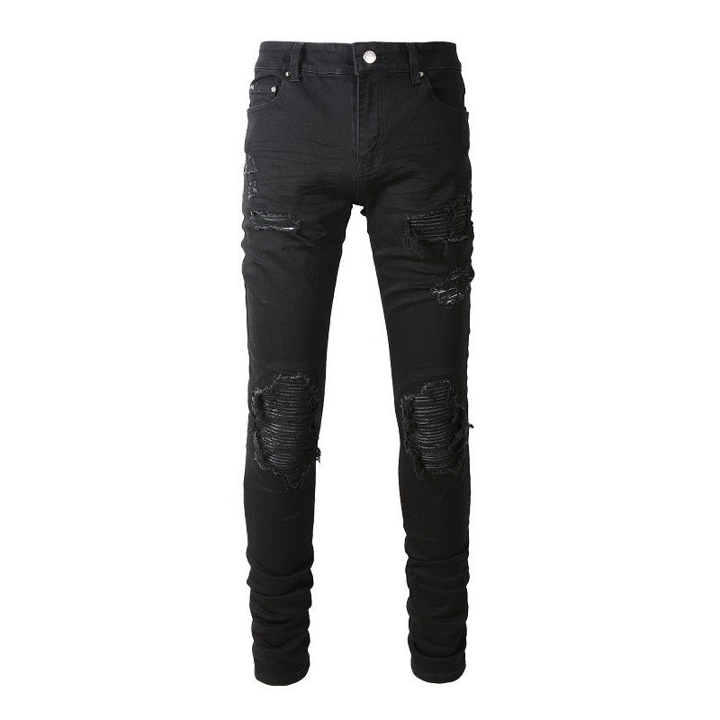 Vortu - Black Jeans for Men - Sarman Fashion - Wholesale Clothing Fashion Brand for Men from Canada