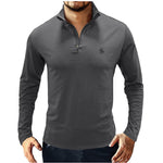VTRT - High Neck Long Sleeve Shirt for Men - Sarman Fashion - Wholesale Clothing Fashion Brand for Men from Canada
