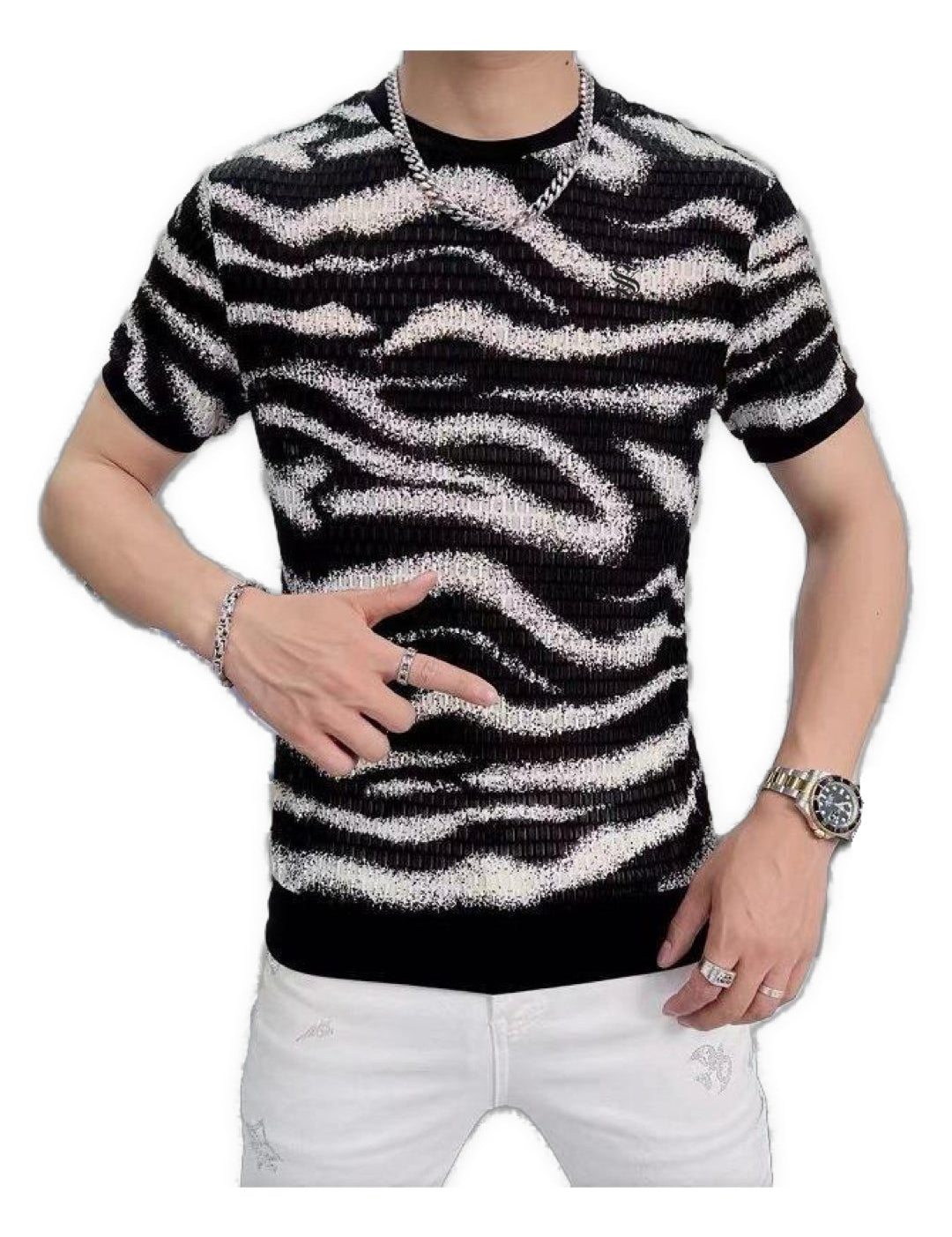 Wavesol - T-Shirt for Men - Sarman Fashion - Wholesale Clothing Fashion Brand for Men from Canada