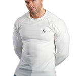 White Base - White Long Sleeve Shirt for Men - Sarman Fashion - Wholesale Clothing Fashion Brand for Men from Canada