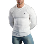 White Base - White Long Sleeve Shirt for Men - Sarman Fashion - Wholesale Clothing Fashion Brand for Men from Canada