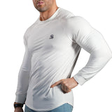 White Base - White Long Sleeve Shirt for Men - Sarman Fashion - Wholesale Clothing Fashion Brand for Men from Canada