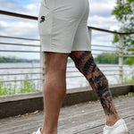 White Warrior - White Shorts for Men - Sarman Fashion - Wholesale Clothing Fashion Brand for Men from Canada