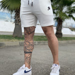 White Warrior - White Shorts for Men (PRE-ORDER DISPATCH DATE 1 JUIN 2021) - Sarman Fashion - Wholesale Clothing Fashion Brand for Men from Canada