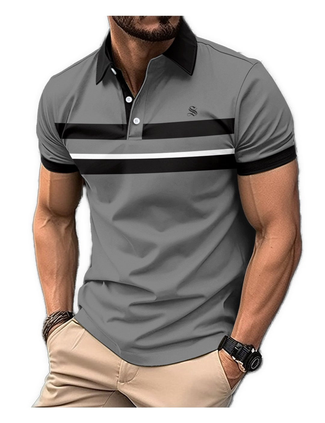 Wolduna - T-Shirt for Men - Sarman Fashion - Wholesale Clothing Fashion Brand for Men from Canada
