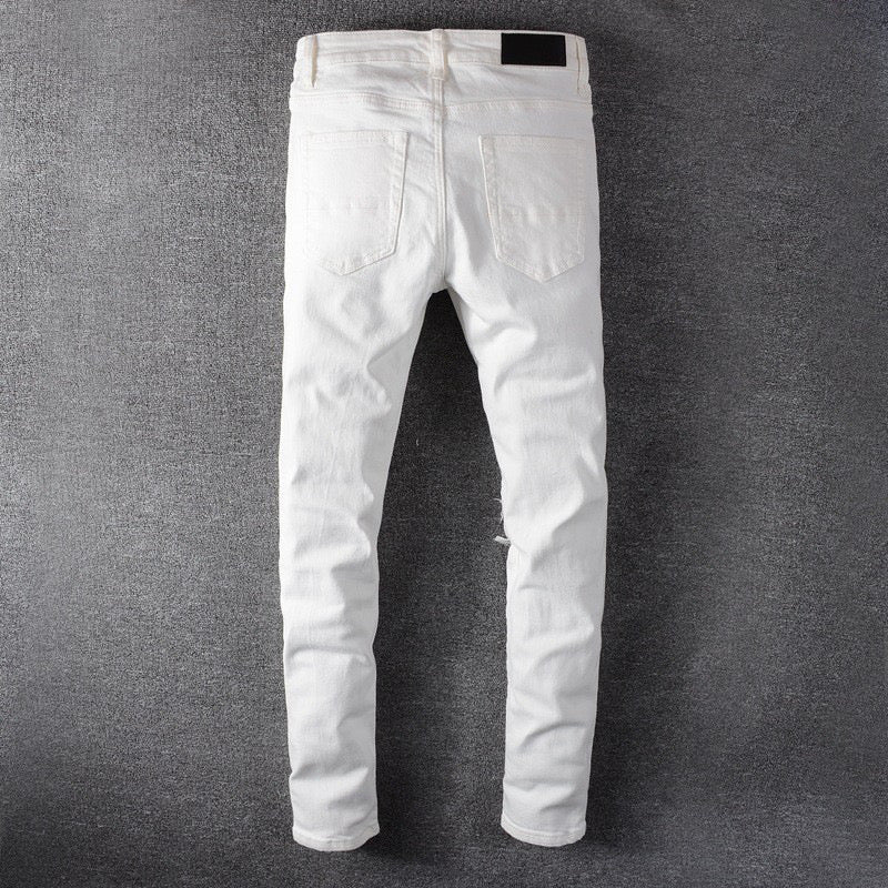 WV - White Jeans for Men - Sarman Fashion - Wholesale Clothing Fashion Brand for Men from Canada