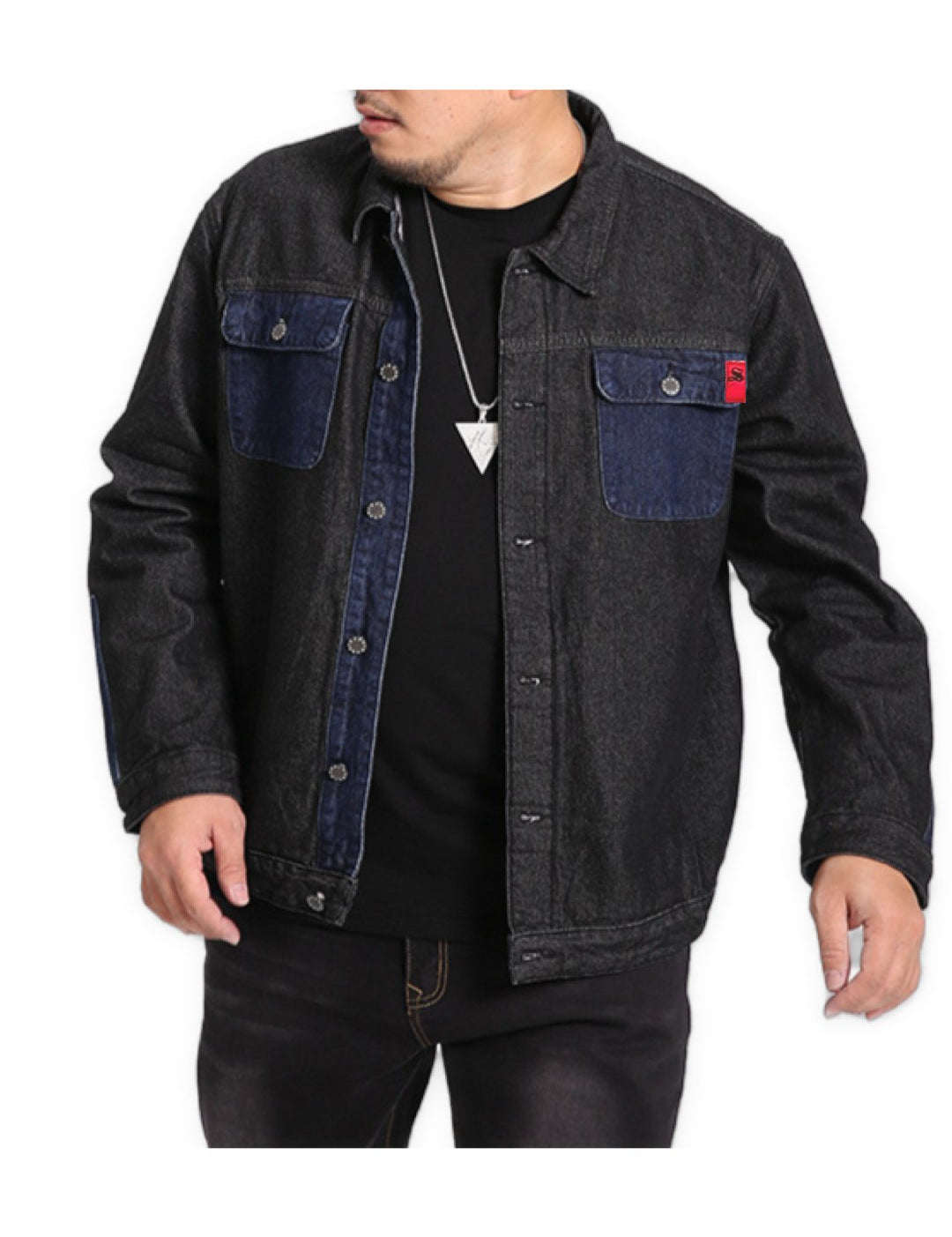 XBTY - Long Sleeve Jeans Jacket for Men - Sarman Fashion - Wholesale Clothing Fashion Brand for Men from Canada