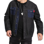XBTY - Long Sleeve Jeans Jacket for Men - Sarman Fashion - Wholesale Clothing Fashion Brand for Men from Canada