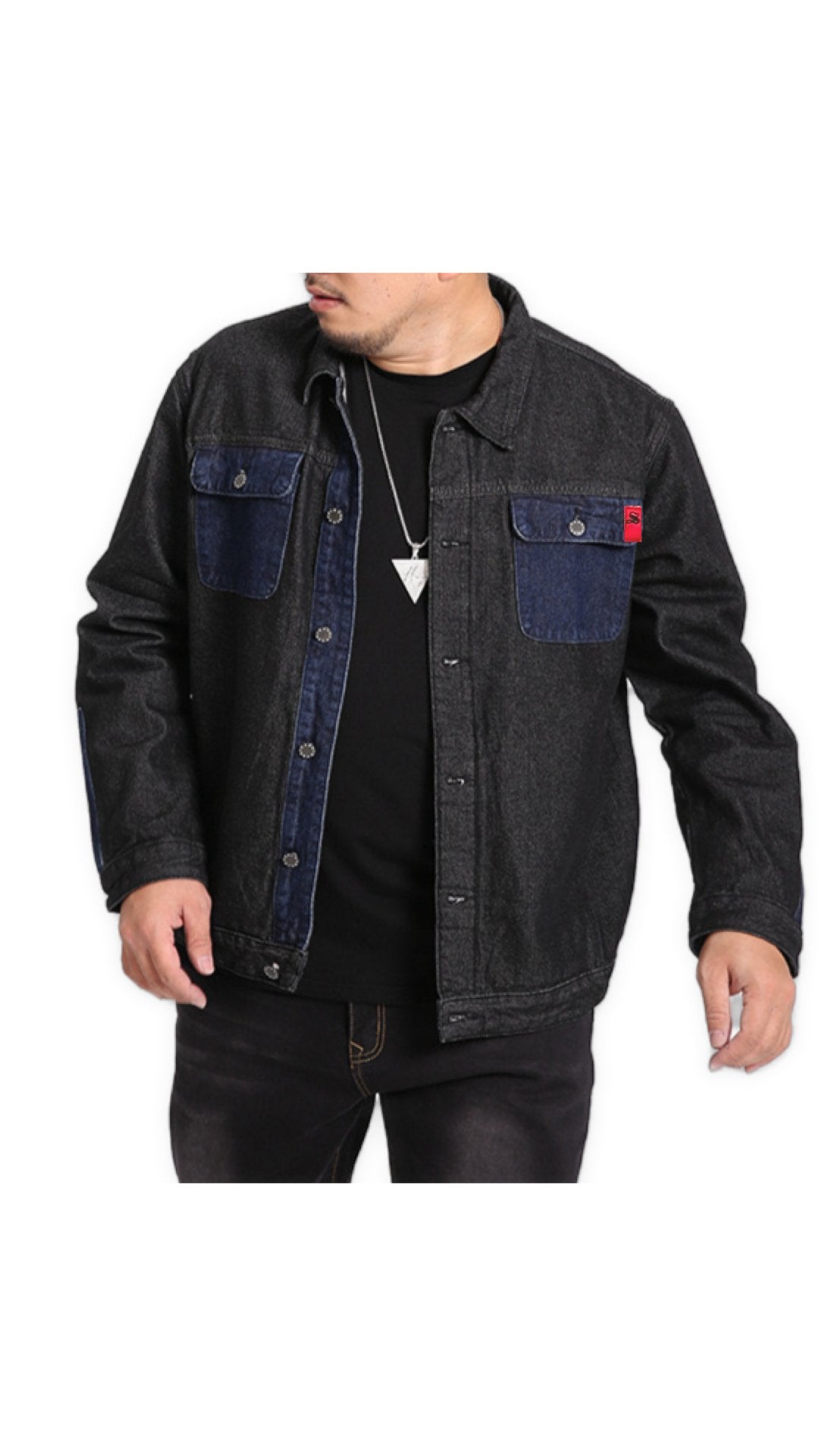 XBTY - Long Sleeve Jeans Jacket for Men - Sarman Fashion - Wholesale Clothing Fashion Brand for Men from Canada