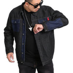 XBTY - Long Sleeve Jeans Jacket for Men - Sarman Fashion - Wholesale Clothing Fashion Brand for Men from Canada