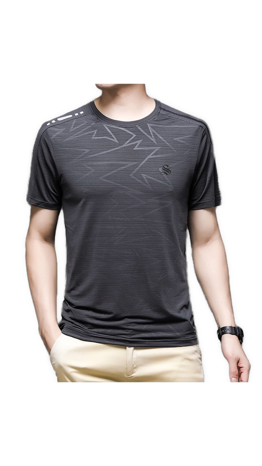 XBYU - T-shirt for Men - Sarman Fashion - Wholesale Clothing Fashion Brand for Men from Canada