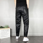 Xumo - Pu Leather Pants for Men - Sarman Fashion - Wholesale Clothing Fashion Brand for Men from Canada